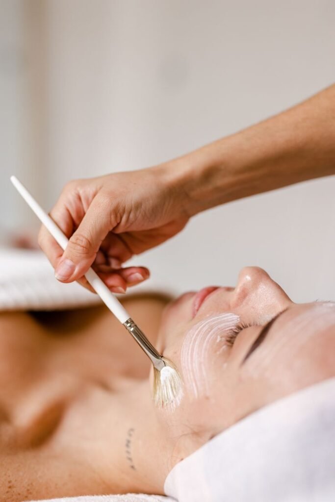Professional skin treatment at Symmetry Cosmetic Clinic